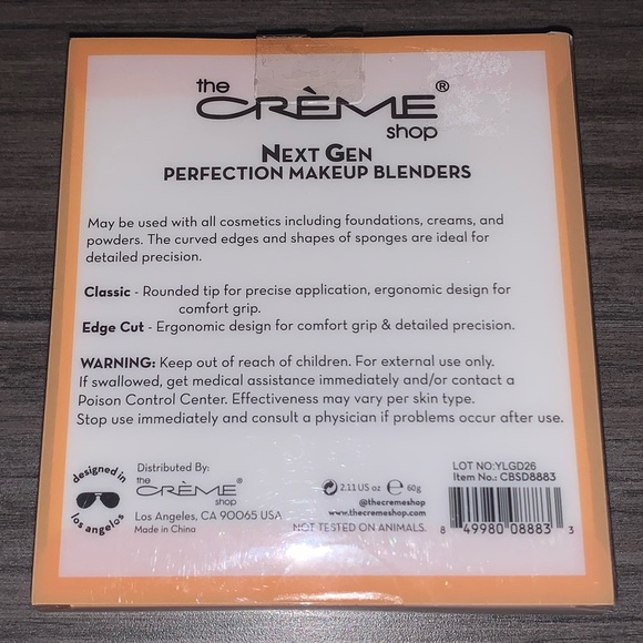 NEW The Creme Shop Next Gen Perfection Makeup Blender Set (Marbled Latte) - Picture 2 of 2